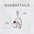 wholesale 925 Sterling Silver Family Love Charm Bracelet Wholesale for Daughter Mother Lover - Birthday Valentine's Day Gifts-0-135