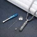 wholesale 925 Sterling Silver Oxidized Viking Valknut Rune Urn Pendant Necklace Cremation Memorial Keeper-0-1