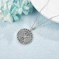 wholesale 925 Sterling Silver Tree of Life Pendant Norse Runes Amulet Jewelry for Men Women Gift-0-2