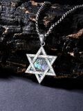 wholesale TOUPOP 925 Sterling Silver Tree Of Life Pendant Necklace Protection Necklace Amulet Necklace Ancient Egyptian Greek Mythology Jewelry Gifts For Men Women -0-2