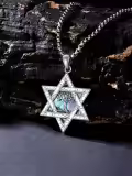 TOUPOP Sterling Silver Tree Of Life Protection Amulet Pendant Necklace-0-2