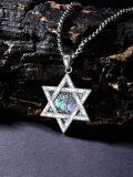 TOUPOP Sterling Silver Tree Of Life Protection Amulet Pendant Necklace-0-2