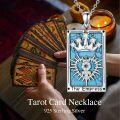 wholesale 925 Sterling Silver and Turquoise Empress Tarot Card Pendant Necklace for Women & Men-0-1