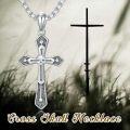 wholesale 925 Sterling Silver Skull Cross Pendant Religious  for Men & Women-0-4
