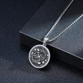 wholesale 925 Sterling Silver Pisces Zodiac Sign Constellation Pendant Necklaces for Women Men Astrology Gifts-0-1