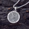 wholesale 925 Sterling Silver Saint Michael Pendant with Archangel Cross and 24+2 Extender Chain Necklace for Men Women Protection -0-3