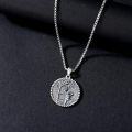wholesale 925 Sterling Silver Tree of Life Pendant Necklace with Angel and Cross Charm for Men & Women Christian  47cm Chain Length-0-2