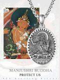 wholesale 925 Sterling Silver Buddhist Goddess Pendant Necklace - Protection & Good Luck Charm for Women/Men-0-5