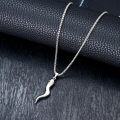 wholesale 925 Sterling Silver Italian Horn Pendant Necklace s for Men & Women - Good Luck Amulet Charm s from Italy-0-3