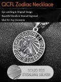 wholesale 925 Sterling Silver Leo Lion Zodiac Sign Pendant Necklaces for Men Women Astrology s-0-3