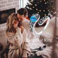 wholesale 925 Sterling Silver Turquoise Adjustable Flower Ring Women s Gift-0-1