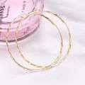 wholesale 925 Sterling Silver Hammered Texture Large Hoops 34g - Diameter 68-70 mm for Women-0-23