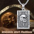 wholesale 925 Sterling Silver Skull Pendant Necklace  - Memento Mori Jewelry for Men & Women-0-1