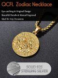 wholesale 925 Sterling Silver Capricorn Zodiac Sign Pendant Necklaces for Men Women Astrology s-0-9