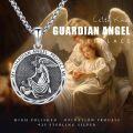 wholesale 925 Sterling Silver Guardian Angel Protect Me Pendant Necklace-0-1