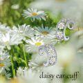 wholesale 925 Sterling Silver Daisy Flower Filigree Ear Wrap Clip On Earring for Women and Girls æ è³æ´è®¾è®¡-0-4