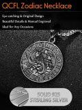 wholesale 925 Sterling Silver Capricorn Zodiac Sign Pendant Necklaces for Men Women Astrology s-0-3