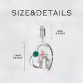 wholesale 925 Sterling Silver Family Love Charm Bracelet Wholesale for Daughter Mother Lover - Birthday Valentine's Day Gifts-0-79