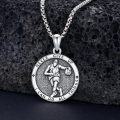 wholesale 925 Sterling Silver Sport Pendant Necklace - Never Give Up Motivational Jewelry for Basketball Fans-0-2