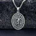 wholesale 925 Sterling Silver Sports Athlete Pendant Necklace - Protect This Athlete Charm Chain s for Men & Women-0-1