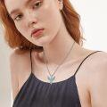 wholesale 925 Sterling Silver Turquoise Phoenix Bird Pendant Necklace  for Women and Men-0-1