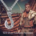 wholesale 925 Sterling Silver Hawaiian Hook Necklace Pendant For Women Men-0-4