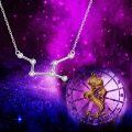 wholesale 925 Sterling Silver Austrian Crystal Zodiac Necklace - 12 Constellations Astrology s for Women-0-4