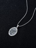wholesale 925 Sterling Silver  Saint Joseph Medal Pendant Necklace for Men & Women-0-2