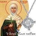 wholesale 925 Sterling Silver St Brigid's Cross Necklace Traditional Irish Celtic Cross Pendant Amulet Christian Pagan Religious Jewelry Women Men Gift-0-5