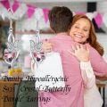 wholesale  Sterling Silver Crystal Butterfly Dragonfly Bee Dangle Drop Earrings -0-22