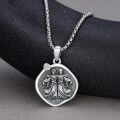wholesale Sterling Silver Zodiac Constellation Necklace Astrology Pendant-0-23
