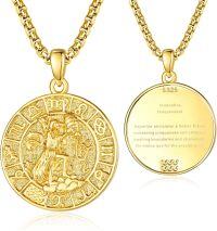 wholesale 925 Sterling Silver Aquarius Zodiac Sign Pendant Necklaces for Men Women Astrology s-Gold-Aquarius-Aquarius Gold