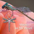wholesale 925 Sterling Silver Dragonfly Urn Pendant Necklace Turquoise Stone Oxidized Memorial Jewelry-0-22