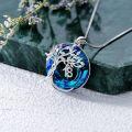 TOUPOP Sterling Silver Crystal Tree Of Life Necklace Gift For Women-0-3