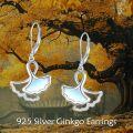 wholesale 925 Sterling Silver Blue Moonstone Swan Drop Earrings-0-1