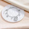 wholesale 925 Sterling Silver Women's Tree Of Life & Stars Charm Bracelet-0-1