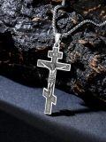 wholesale 925 Sterling Silver Crucifix Cross Religious Medal Pendant Catholic Protection s for Men & Women-0-2