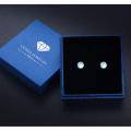 wholesale 925 Sterling Silver Round Rainbow Moonstone Stud Earrings For Women-0-5