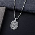 wholesale 925 Sterling Silver Sports Athlete Pendant Necklace - Protect This Athlete Charm Chain s for Men & Women-0-3