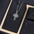 wholesale 925 Sterling Silver Celtic Knot Cross Pendant Necklaces for Men & Women-0-3