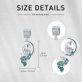 wholesale 925 Sterling Silver Green & Blue Enamel Peacock Pendant Necklace Jewelry for Women Girls Gift-0-4