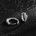 wholesale 925 Sterling Silver Daisy Flower Huggie Hoop Earrings for Women Girls - Hypoallergenic Gift Set-0-3