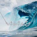 wholesale 925 Sterling Silver Ocean Wave Pendant Necklace for Women - Beach s-0-1