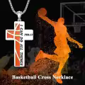 TOUPOP Sterling Silver Stone Sport Cross Pendant Necklace I Can Do All Things-0-1