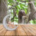 wholesale 925 Sterling Silver Moon & Star Cat Bicycle Charm Necklace s for Women Girls Mom-0-5