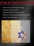 wholesale 925 Sterling Silver American Flag Star of David Pendant Necklace Judaica Gifts for Men & Women-0-2