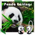 wholesale 925 Sterling Silver Panda Heart Huggie Hoop Earrings for Women - Adorable Animal Ear Cuff  Ideas-0-4
