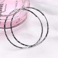 wholesale Sterling Silver Circle Endless Hoop Earrings for Women 20 70mm-0-28