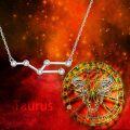 wholesale 925 Sterling Silver Austrian Crystal Zodiac Necklace - 12 Constellations Astrology s for Women-0-4
