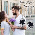wholesale 925 Sterling Silver Black Enamel Drop Earrings Wholesale With Filigree Design-0-4